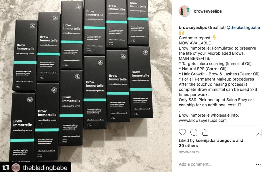 Jenn Boyd Ink Brow Immortelle PMU Serum | Box of 5