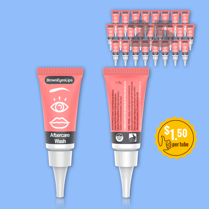 Aftercare Cleanser | PMU & Microblading Wash | Box of 25